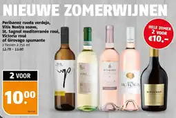 Poiesz Peribanez rueda verdejo, vitis nostra soave, st. sagnol mediterranée rosé, victoria rosé of girovago spumante aanbieding