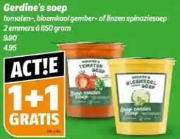 Poiesz Gerdine's soep aanbieding