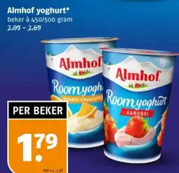 Poiesz Almhof yoghurt aanbieding