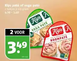 Poiesz Kips paté of vega paté aanbieding