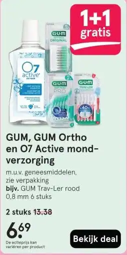 Etos GUM, GUM Ortho en 07 Active mond- verzorging aanbieding