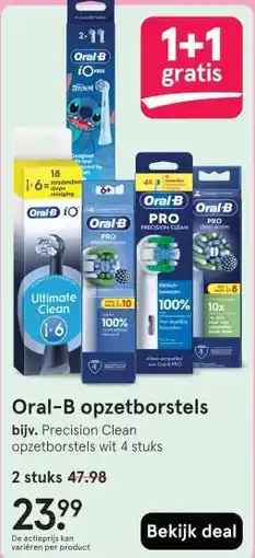 Etos Oral-B opzetborstels aanbieding