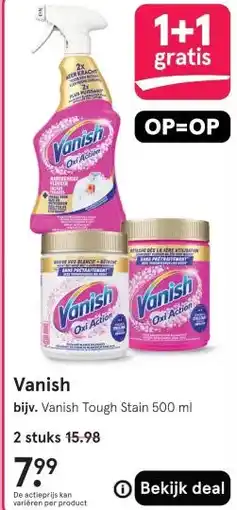Etos Vanish aanbieding