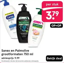 Etos Sanex en Palmolive grootformaten aanbieding
