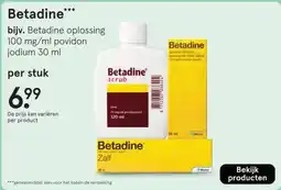 Etos Betadine aanbieding