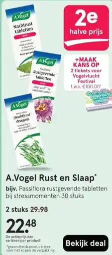 Etos A.Vogel Rust en Slaap aanbieding