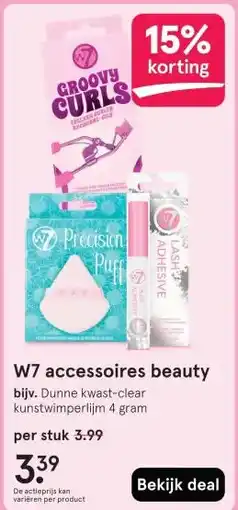 Etos W7 accessoires beauty aanbieding