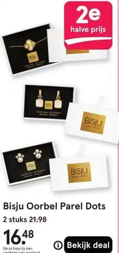 Etos Bisju Oorbel Parel Dots aanbieding