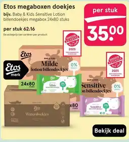 Etos Etos megaboxen doekjes aanbieding