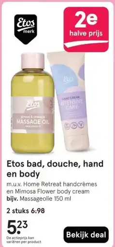 Etos Etos bad, douche, hand en body aanbieding