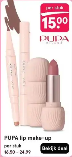 Etos PUPA lip make-up aanbieding