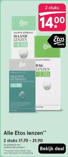 Etos Alle Etos lenzen aanbieding