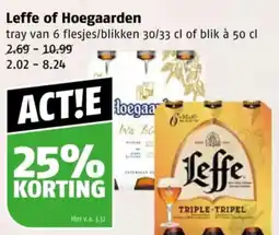 Poiesz Leffe of Hoegaarden aanbieding