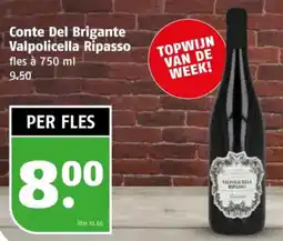 Poiesz Conte Del Brigante Valpolicella Ripasso aanbieding