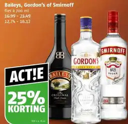 Poiesz Baileys, Gordon's of Smirnoff aanbieding