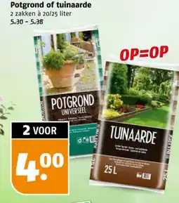 Poiesz Potgrond of tuinaarde aanbieding