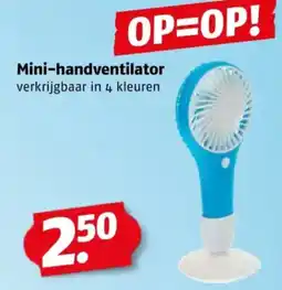 Poiesz Mini-handventilator aanbieding