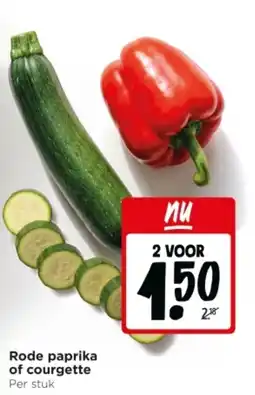 Jumbo Rode paprika of courgette aanbieding