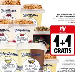 Jumbo Alle Zuivelhoeve of XXL Nutrition zuivel aanbieding
