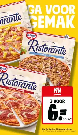 Jumbo Alle Dr. Oetker Ristorante pizza's aanbieding