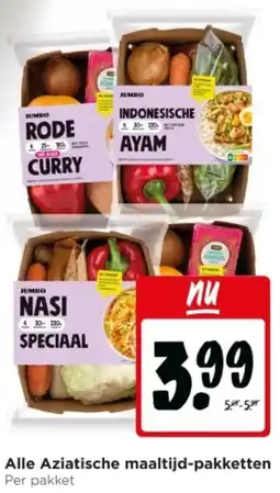 Jumbo Alle Aziatische maaltijd-pakketten aanbieding