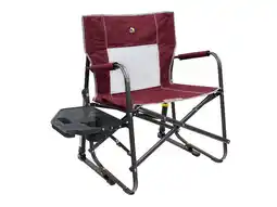 Lidl GCI Freestyle Rocker XL Campingstoel met schommelfunctie en zijtafel (kaneel) aanbieding