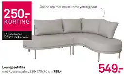 Karwei Loungeset Mila aanbieding