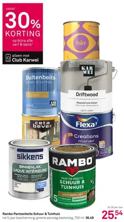 Karwei Rambo Pantserbeits Schuur & Tuinhuis aanbieding