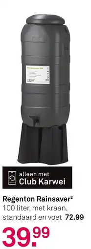 Karwei Regenton Rainsaver aanbieding