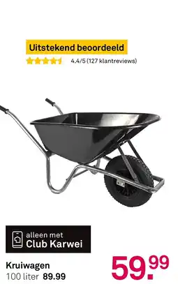 Karwei Kruiwagen aanbieding