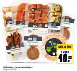 Jumbo BBQ vlees, vis, vega & salades aanbieding