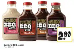 Jumbo Jumbo's BBQ sauzen aanbieding