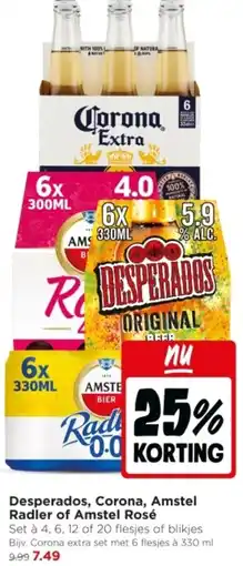 Jumbo Desperados, Corona, Amstel Radler of Amstel Rosé aanbieding