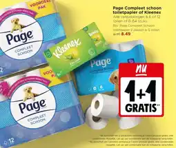 Jumbo Page Compleet schoon toiletpapier of Kleenex aanbieding