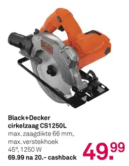 Karwei Black+decker cirkelzaag cs1250l aanbieding