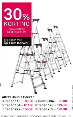 Karwei altrex double deckers aanbieding
