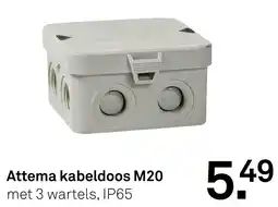Karwei Attema kabeldoos M20 aanbieding