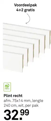 Karwei Plint recht aanbieding