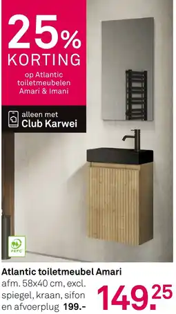 Karwei Atlantic toiletmeubel aanbieding