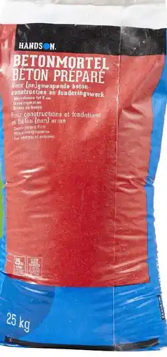 Karwei Handson betonmortel aanbieding