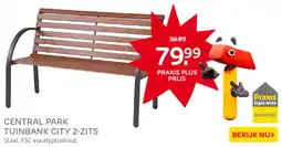 Praxis Central park tuinbank city 2-zits aanbieding