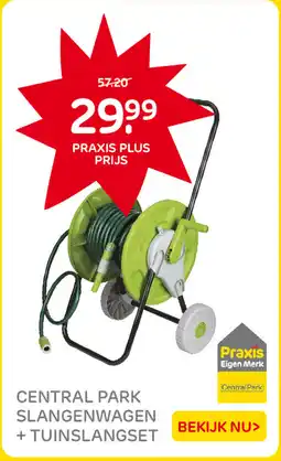 Praxis Central Park Slangenwagen + Tuinslangset aanbieding