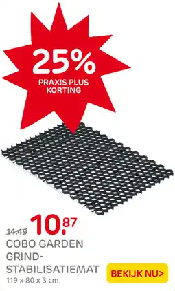 Praxis Cobo garden grind stabilisatiemat aanbieding
