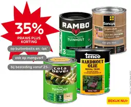 Praxis Buitenbeits en lak aanbieding