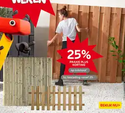 Praxis Op tuinhout aanbieding