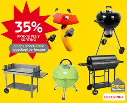 Praxis Central Park houtskool barbecues aanbieding