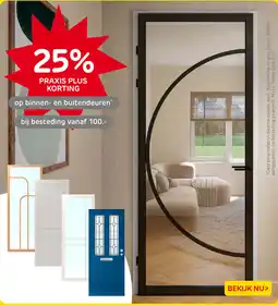 Praxis op binnen- en buitendeuren aanbieding