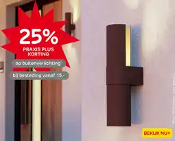 Praxis Op buitenverlichting aanbieding