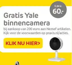 Praxis Yale Binnencamera aanbieding