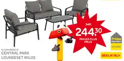 Praxis Central park loungeset milos aanbieding
